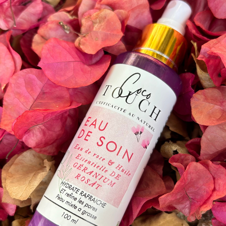 Eau de soin à l'eau de rose    Peau sèche et sensible