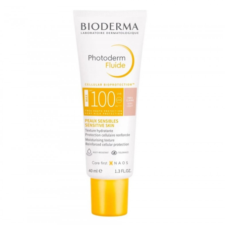BIODERMA PHOTODERM MAX SPF100 FLUIDE TEINTE CLAIRE 40ML