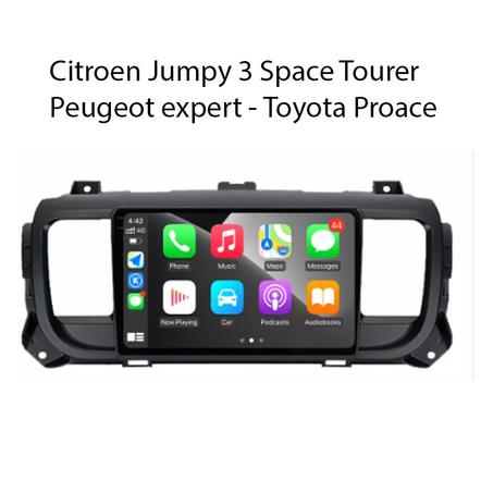 Radio Pantalla Carplay para Citroen Jumpy 3 Space Tourer Peugeot expert - Toyota Proace