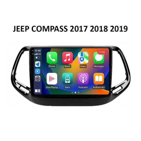 Radio Pantalla Android 12 para Jeep Compass 2 MP 2016 - 2020