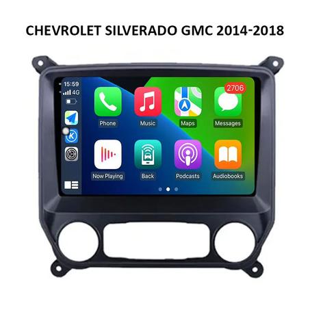 Radio Screen Android 12 for Chevrolet Silverado GMC Sierra 2014-2018