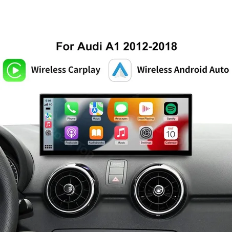 Radio Pantalla Carplay 12,3 ¨ para Audi AUDI A1 2012-2018 Linux