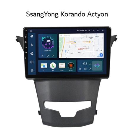 Radio Pantalla Android para SsangYong Korando Actyon