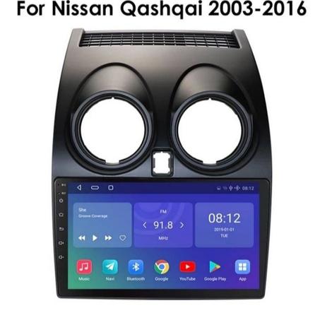 Radio Pantalla Android 13 para Nissan Qashqai 2006-2013 con cámara 360º