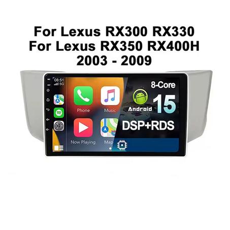 Radio pantalla Carplay para Lexus RX300 RX330 RX350 RX400H 2003-2014
