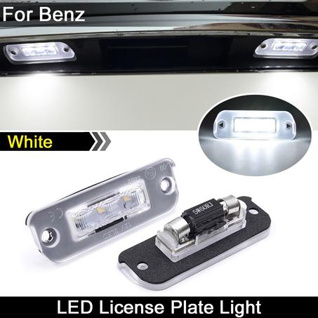 Luz LED blanca trasera para matrícula para Benz Clase R W251 clase ML W164 clase GL X164