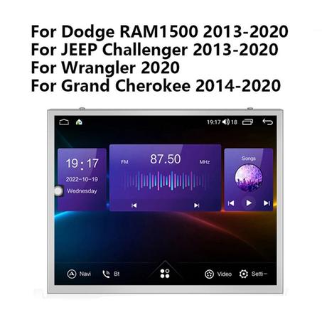 Android 12 Radio for Jeep Cherokee SRT 2015