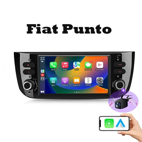 Radio Pantalla Carplay para Fiat Linea Punto Evo 2010 - 2017