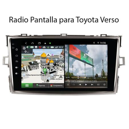 Radio Pantalla Carplay para Toyota Verso 2009-2018