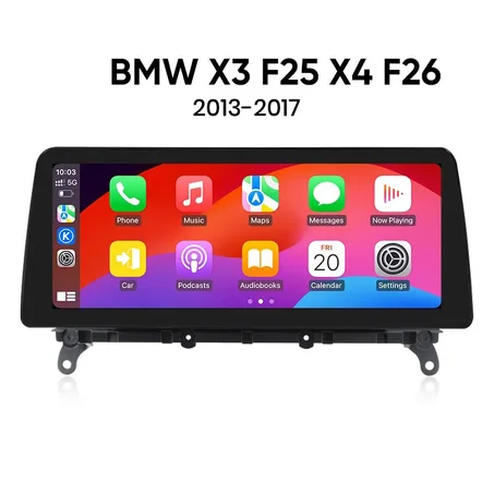 Radio Pantalla Carplay para BMW X3 F25 X4 F26  2013 a 2017