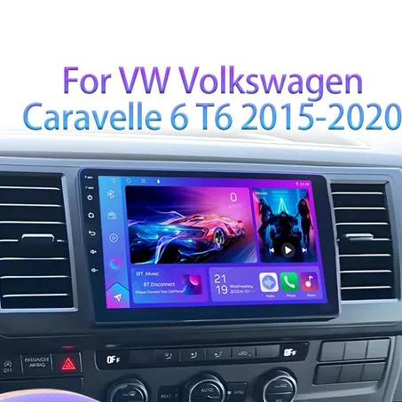 Radio Pantalla Carplay para VW Volkswagen Caravelle 6 T6 2015-2020