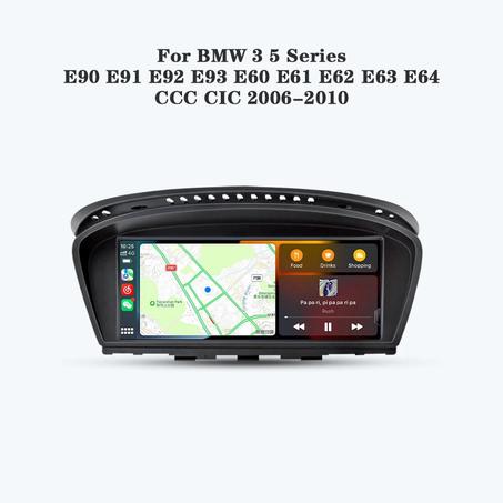 Radio Pantalla Android 13 para BMW 5 Series E60 E61 E63 E64 E90 E91 E92 E93