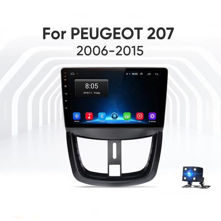 Radio Pantalla Android 13 para Peugeot 207 2006-2015