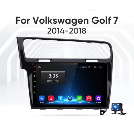 Radio pantalla Android Volkswagen Golf 7 2014-2018 Negro