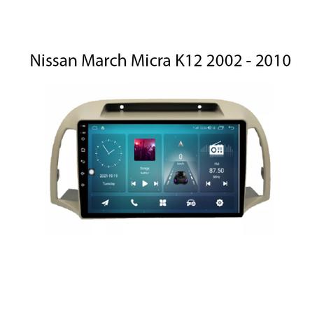 Radio Pantalla Android 10 para Nissan March Micra (K12) 2002-2010