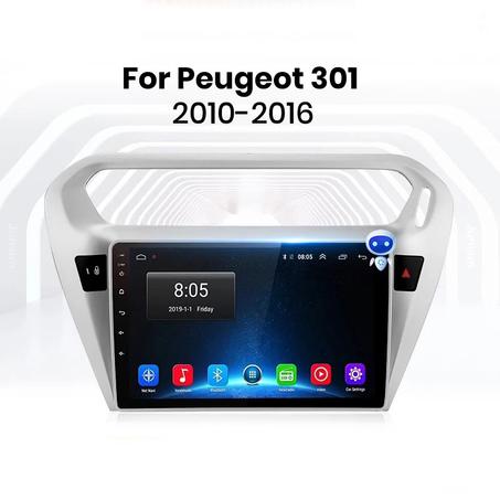 Radio Pantalla Android para Citroen Elysee - Peugeot 301
