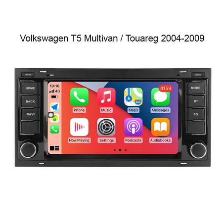Radio Pantalla Android 12 para Volkswagen T5 Multivan a Touareg 2004-2009