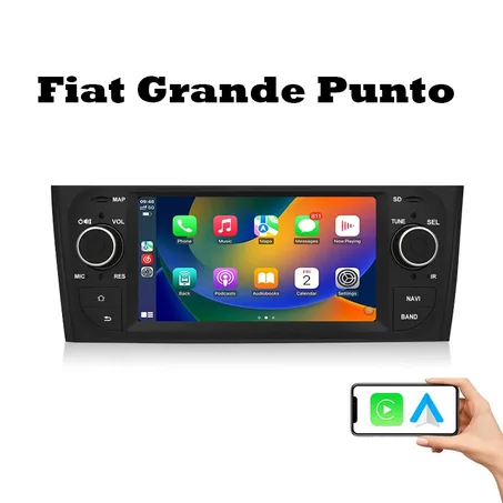 Radio Pantalla Carplay para Fiat grande punto 2005-2012