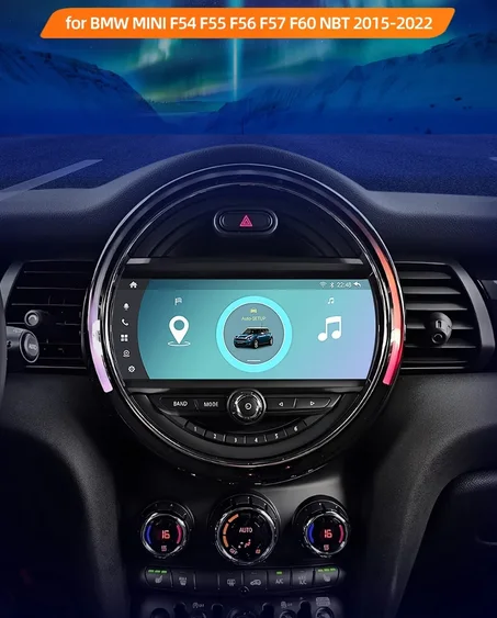Radio Pantalla Carplay para BMW MINI F54 F55 F56 F57 F60 NBT 2015-2020