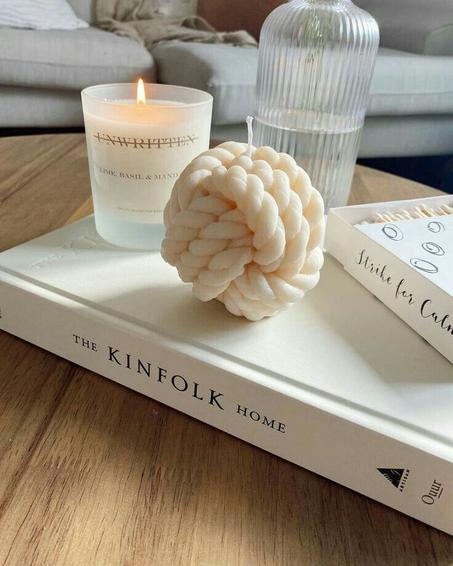 vela de bola de lana