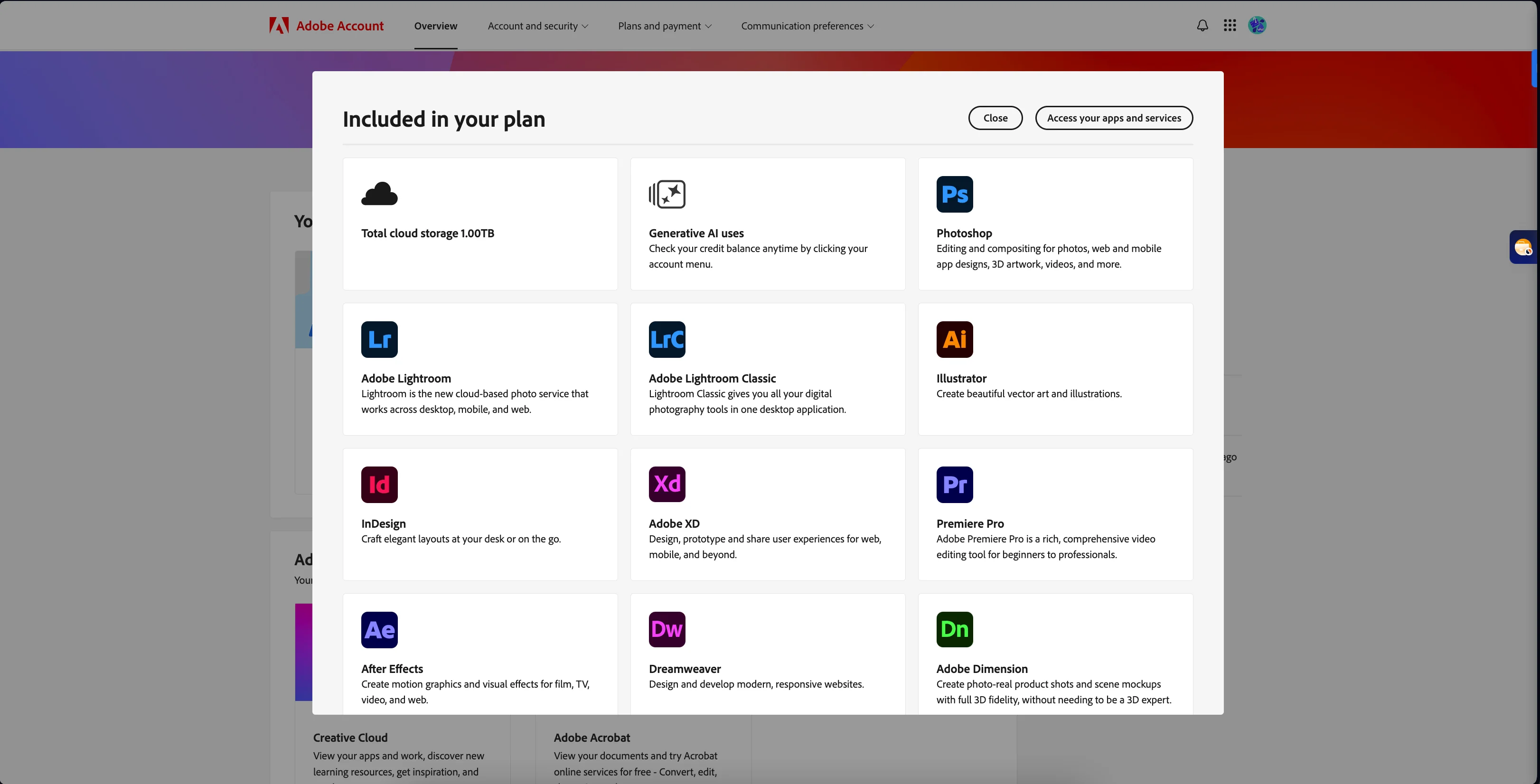 1‑Month Adobe Creative Cloud Pro – All Apps 