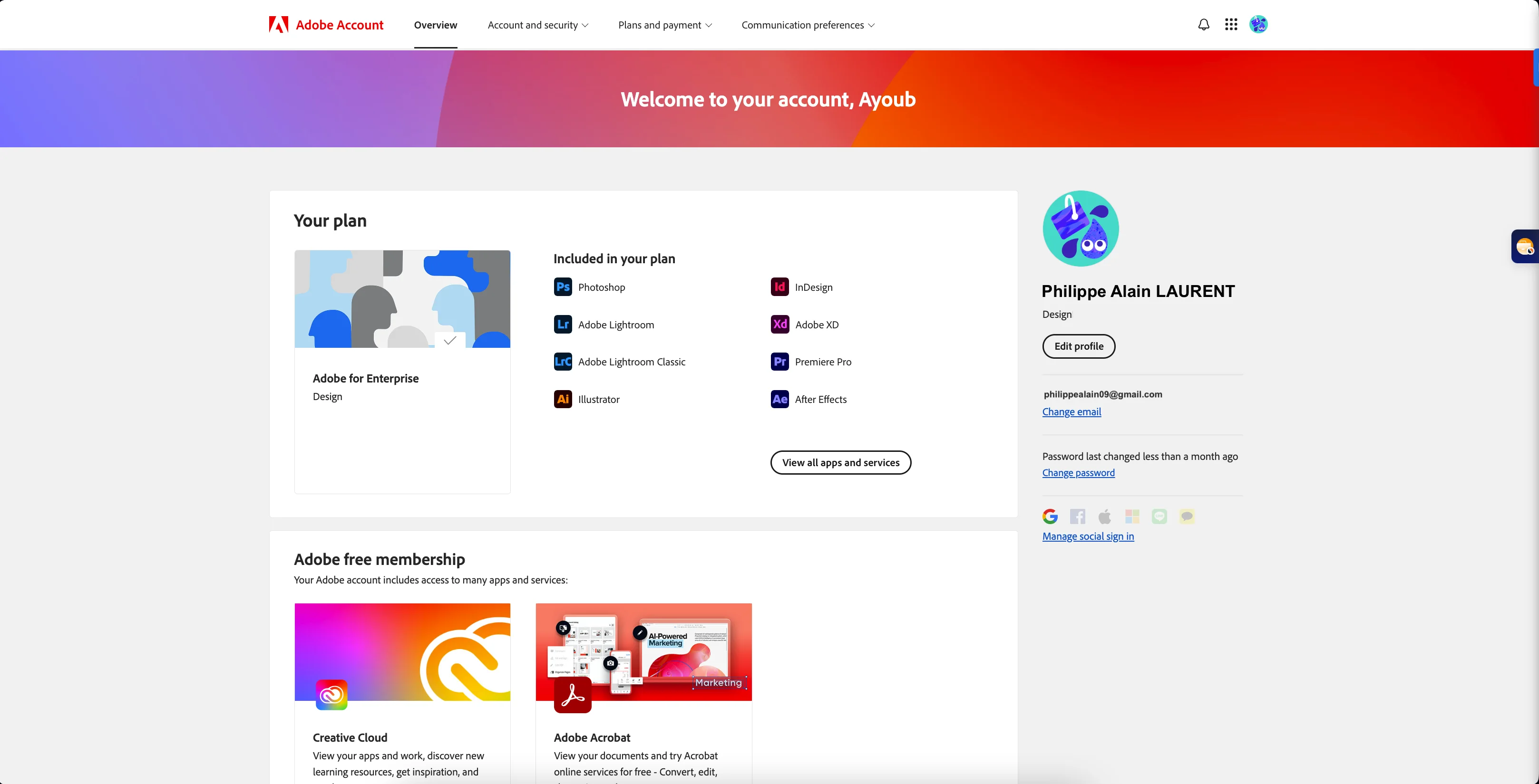 1‑Month Adobe Creative Cloud Pro – All Apps 