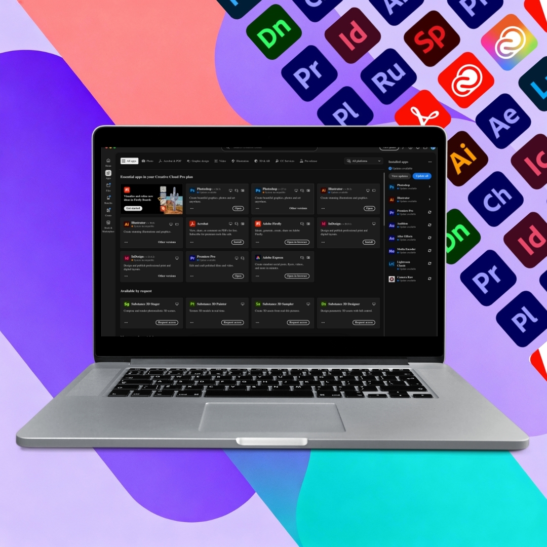 1‑Month Adobe Creative Cloud – All Apps