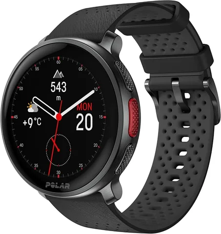 بولار فانتاج V3 أسود/أسود S-L. ساعة رياضية فانتاج V3 بنظام تحديد المواقع ومراقب معدل ضربات القلب وعمر بطارية ممتد، ساعة ذكية للرجال والنساء، خرائط دون إنترنت،ساعة جري ساعة ترياثلون من بولار 4
