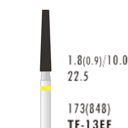 fraise diamantée TF-13EF