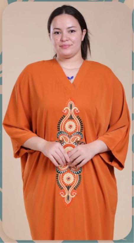 LANCY MODE - GANDOURA  ART LARGE MANCHES