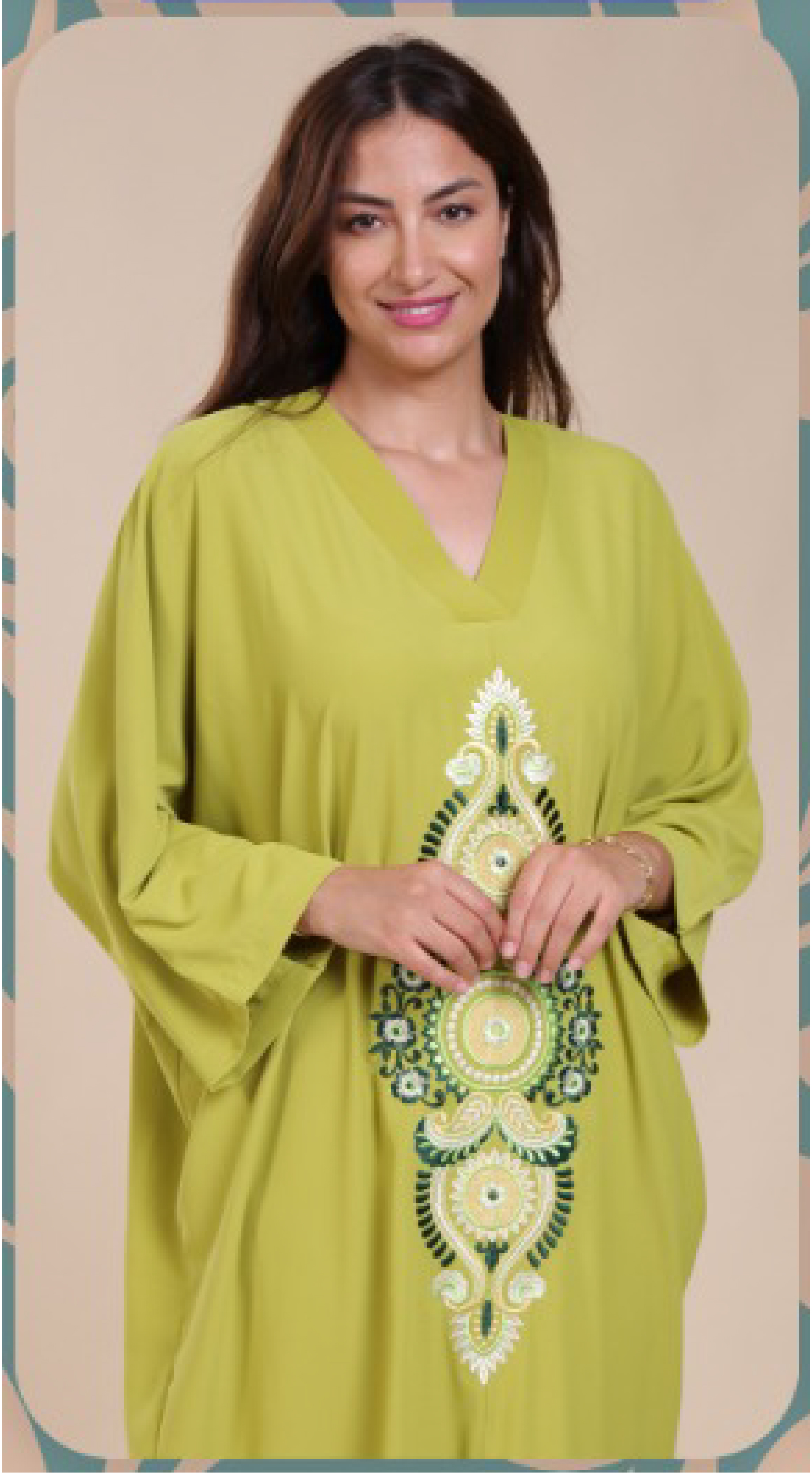 LANCY MODE - GANDOURA  ART LARGE MANCHES