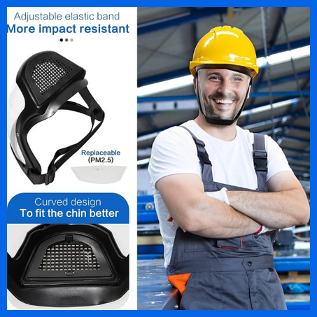 قناع وجه شفاف