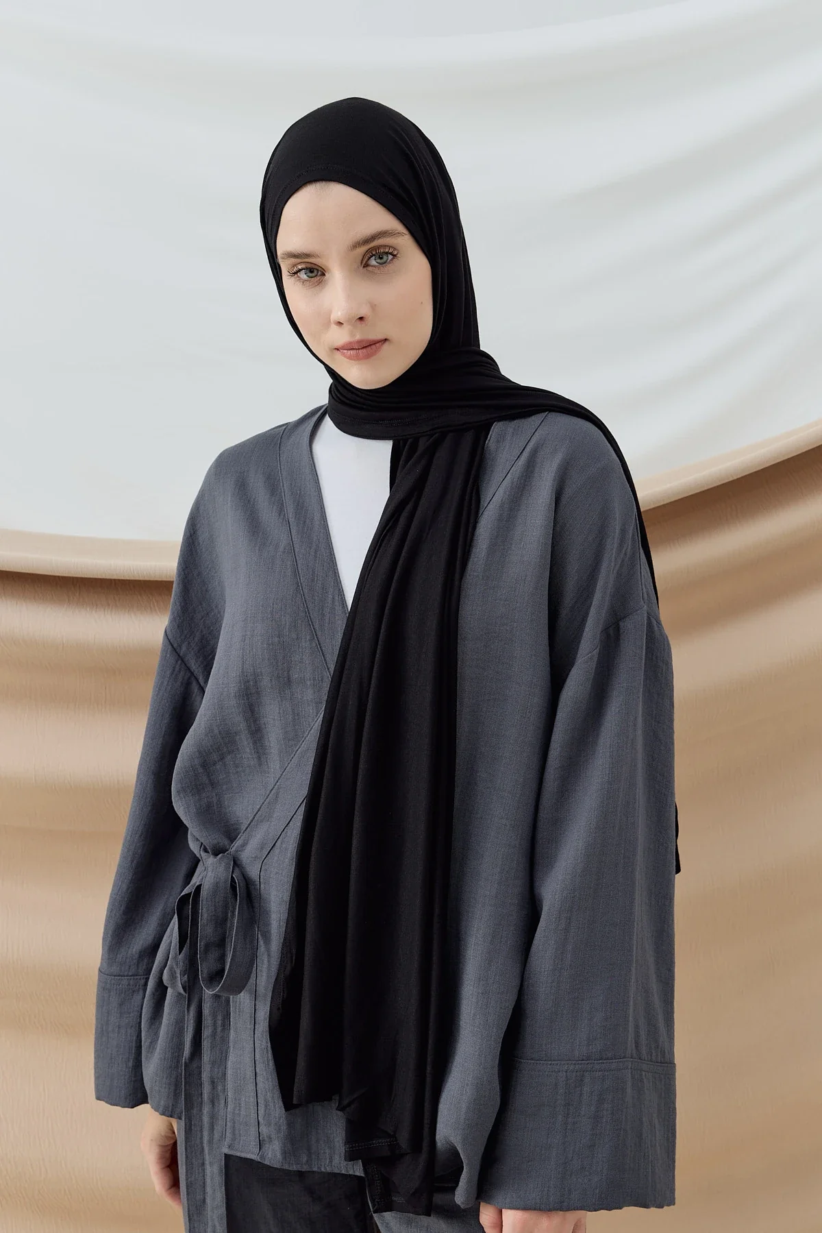 Châle Peigné - Noir