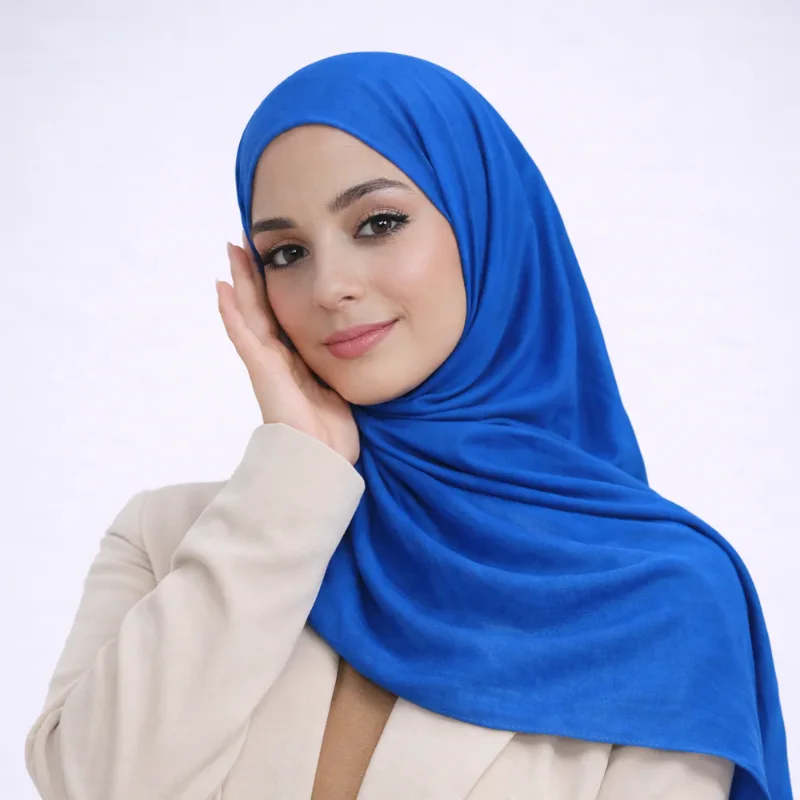 Châle Modal - Bleu Saks
