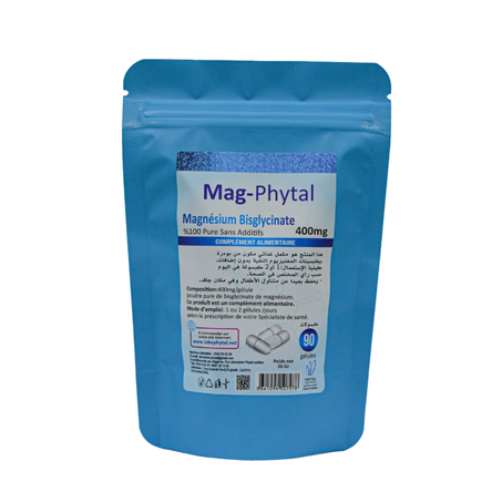 Magnésium Bisglycinate  90 gélules 400mg