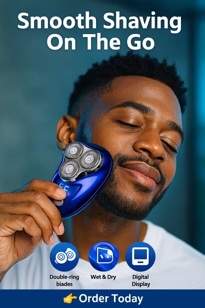 Pocket-size portable shaver for travel