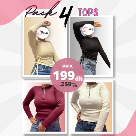 Pack 4 Tops