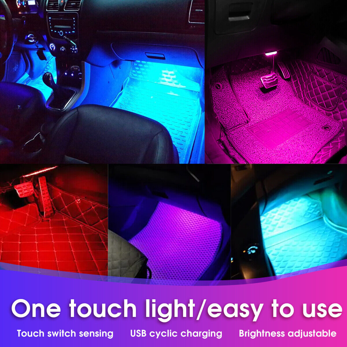 LED PEDALE 4 PIECE
