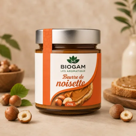 زبدة البندق الطبيعية 250 غرام
