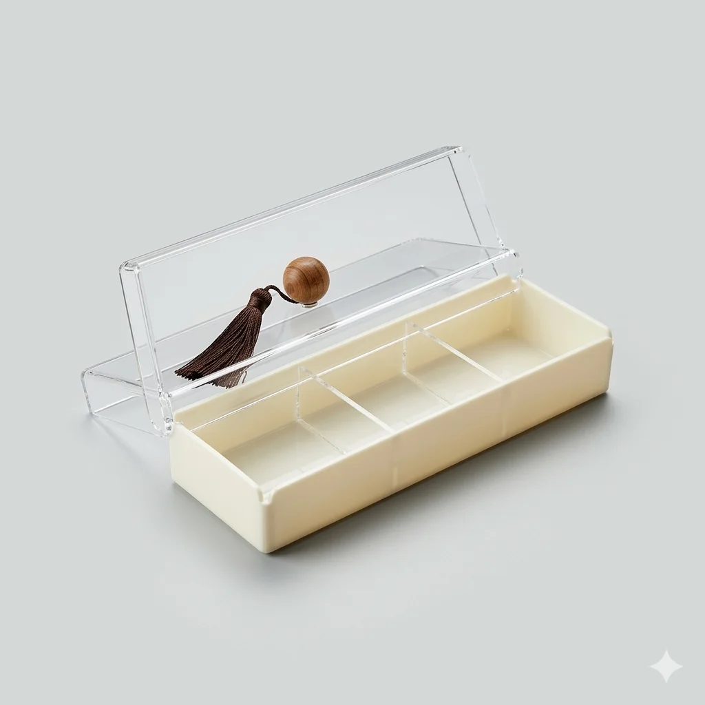 boite fruit sec 3 compartiment