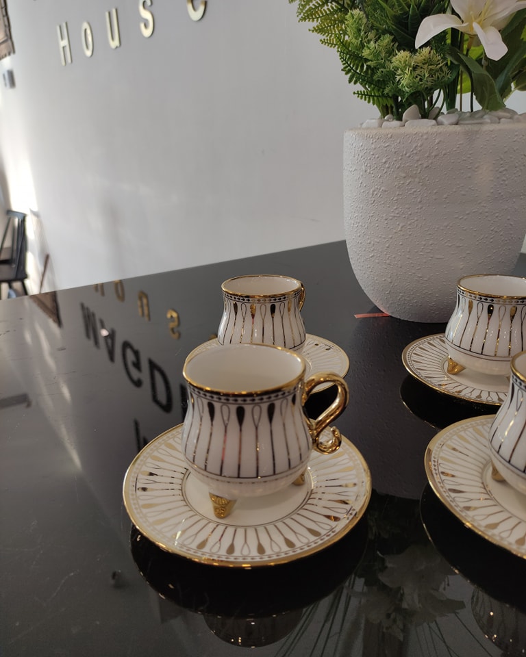 Service à café 6 personnes mosaïques