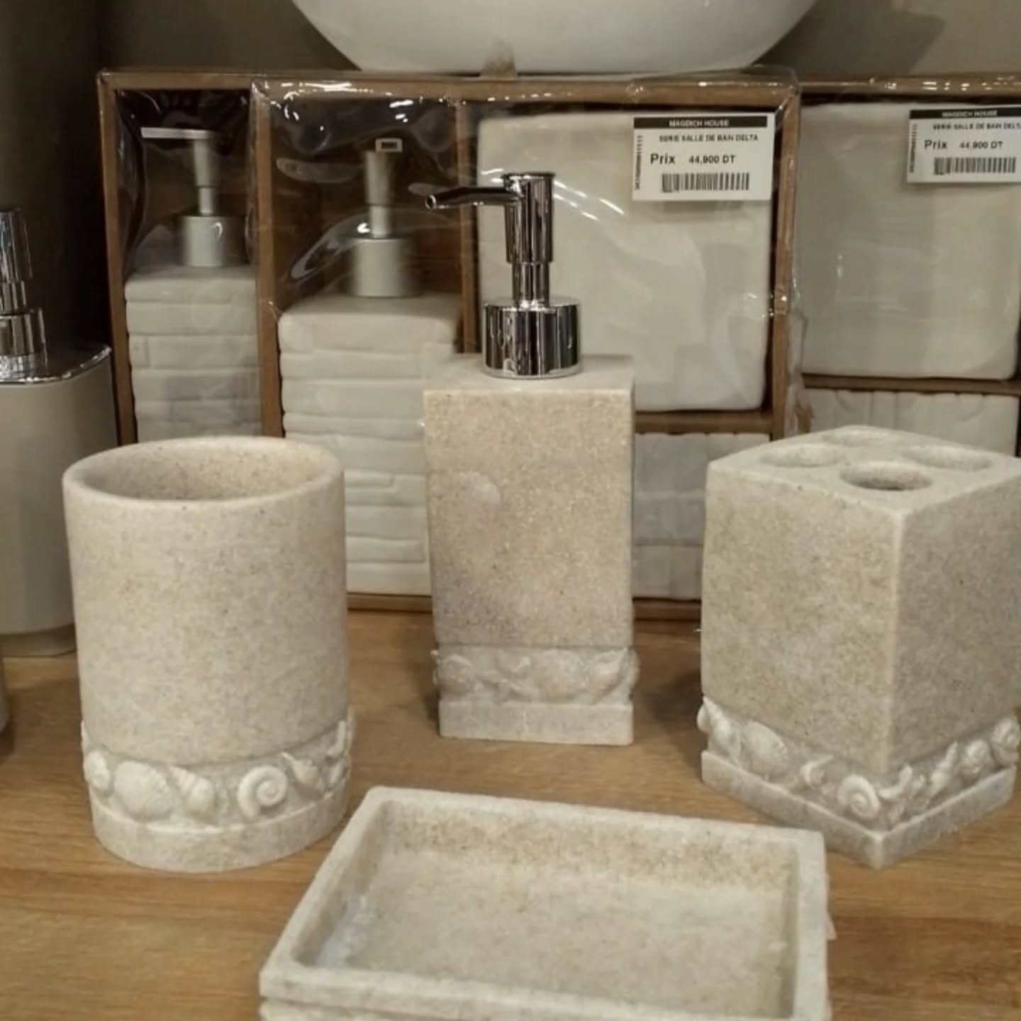 Série salle de bain resine