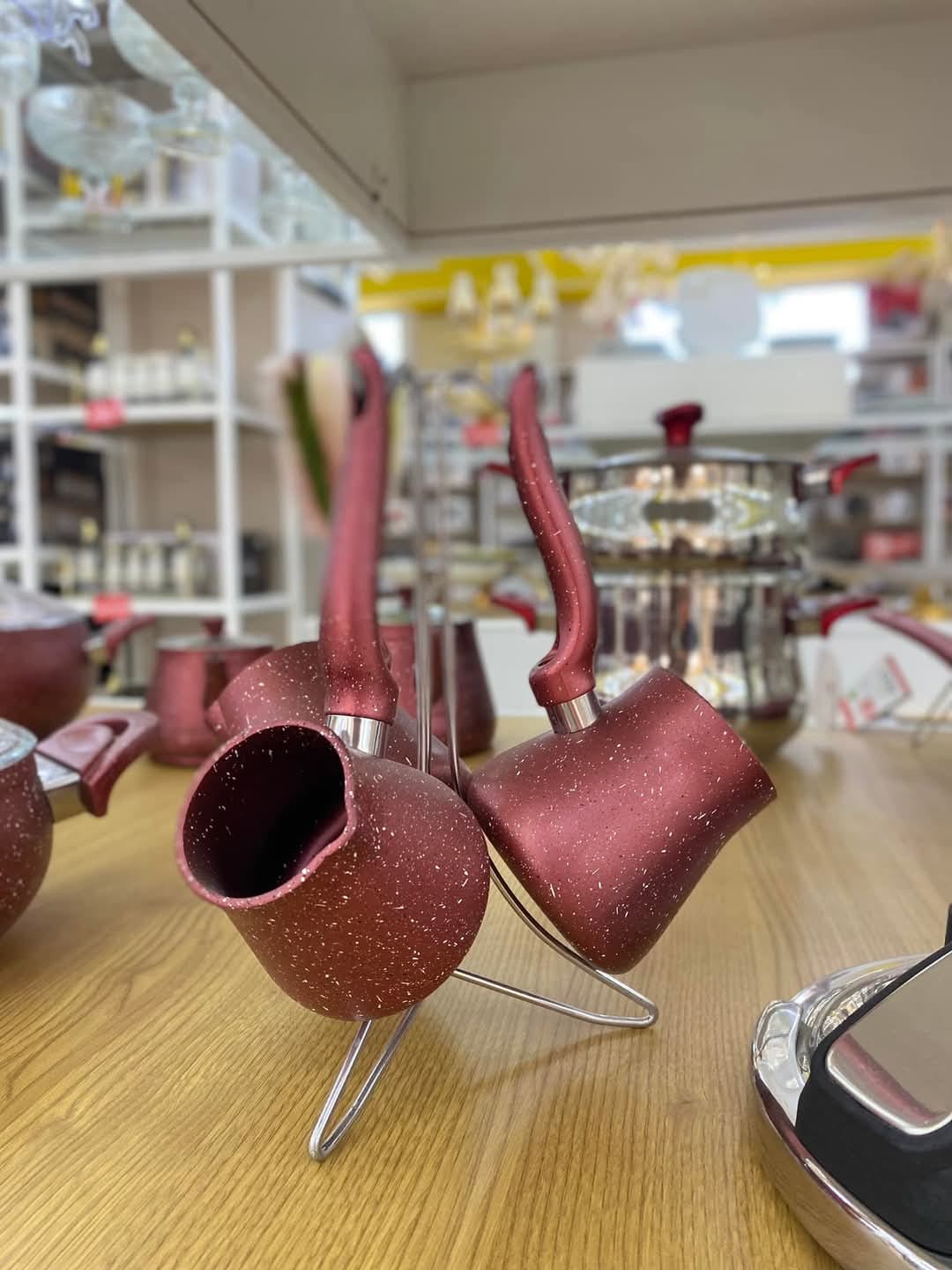 set 3 pot café granit