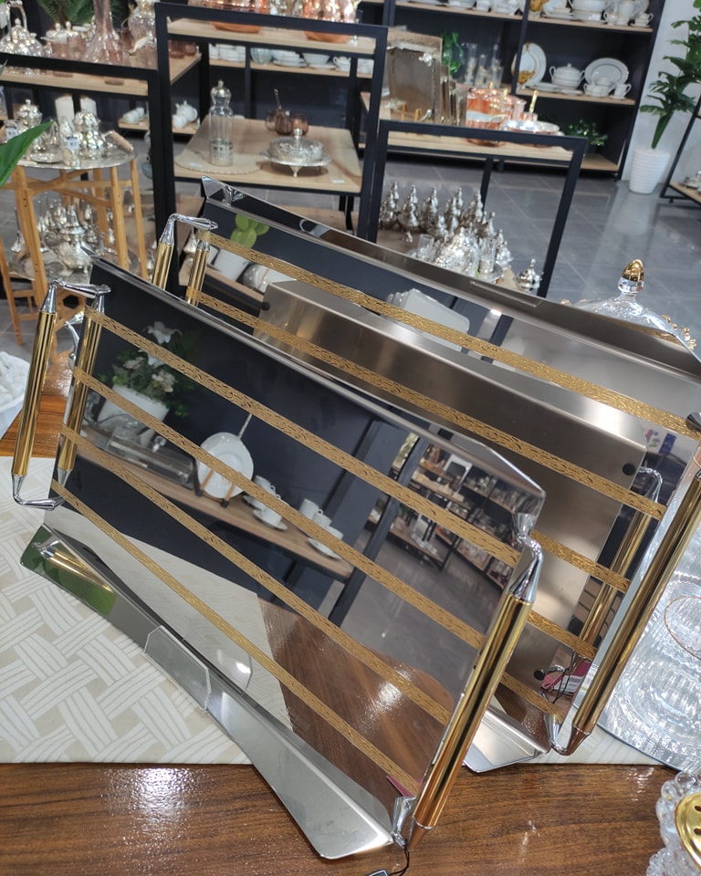 Plateaux inox