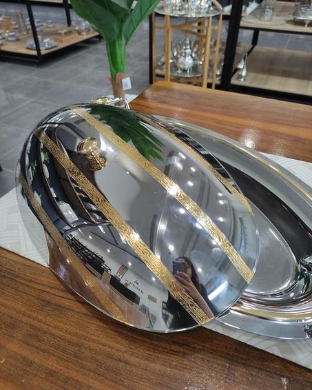 plateaux inox + cv