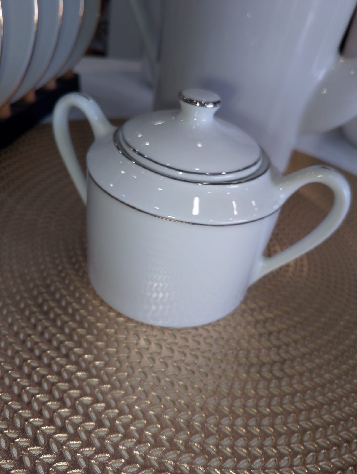 service café avec touche argent