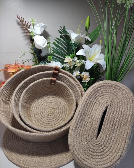 paniers en jute