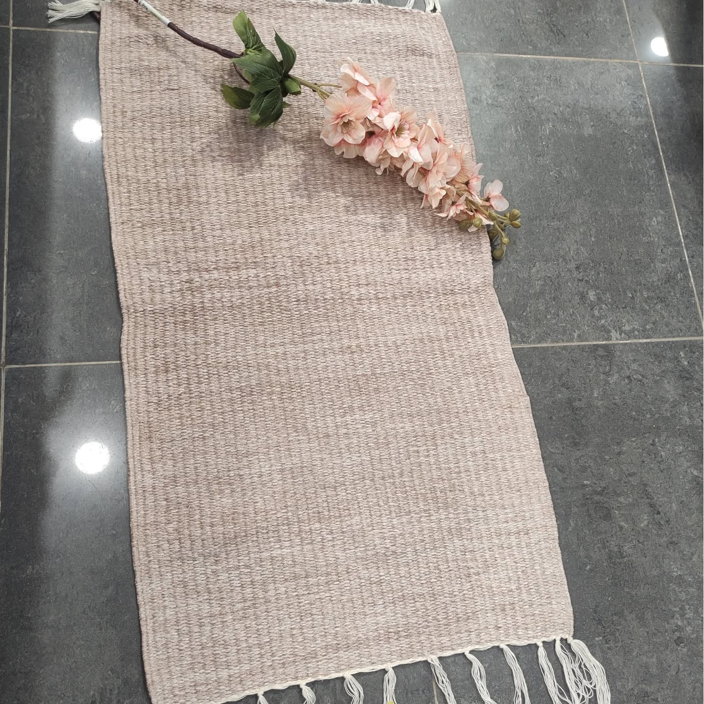 Tapis salle de bain velour