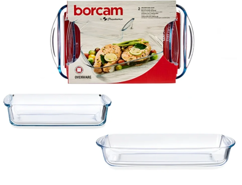 2 Plats à four rectangulaire borcam