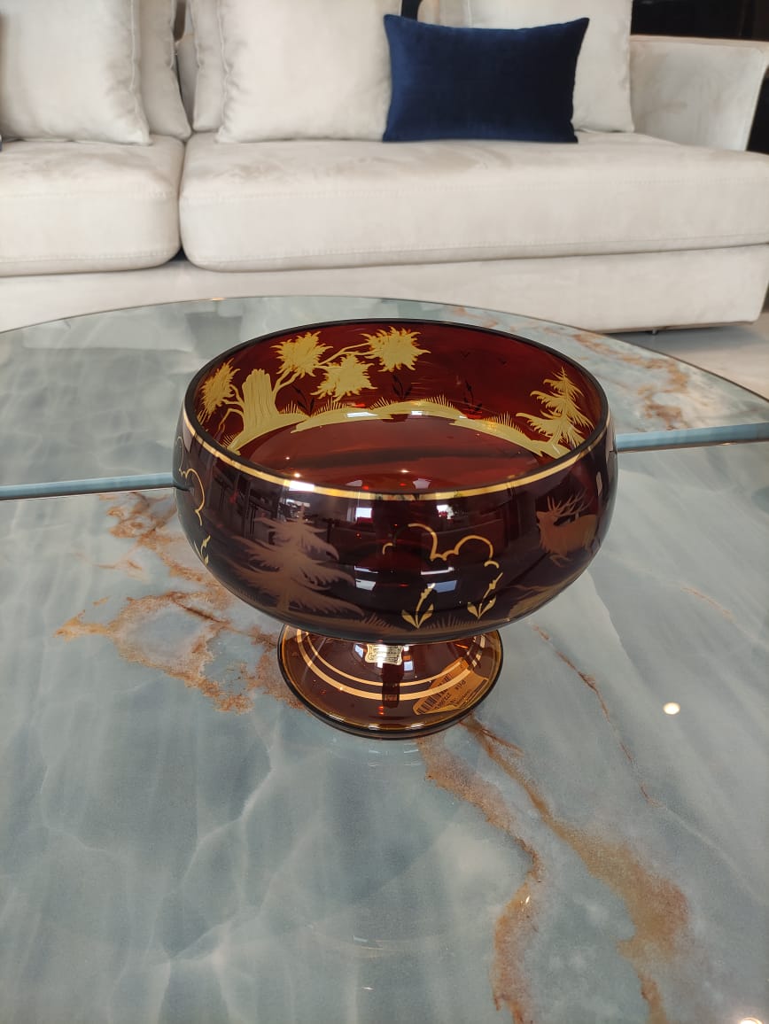 centre de table cristal